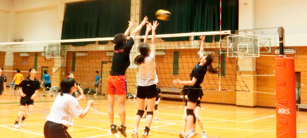 Women’s volleyball team at the  University of Tokyo